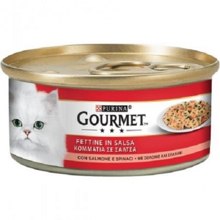 GOURMET ΚΟΝΣ.ΓΑΤΑΣ ΣΟΛΟΜΟΣ ΣΠΑΝΑΚΙ 195GR