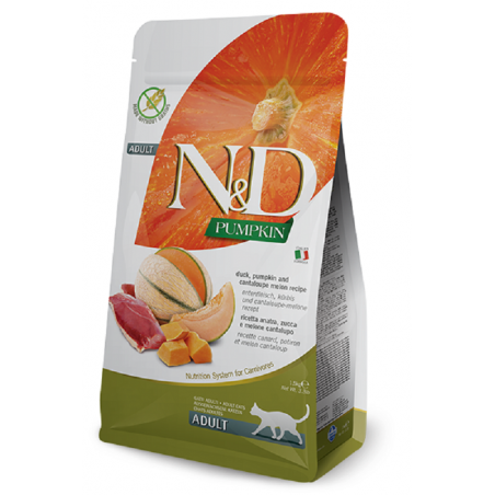 N&D CAT ADULT PUMPKIN DUCK MELON 1,5Κ