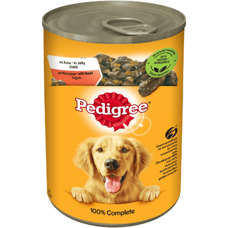 PEDIGREE ΚΟΝΣΕΡΒΑ ΣΚΥΛOY ΜΟΣΧΑΡΙ 400GR
