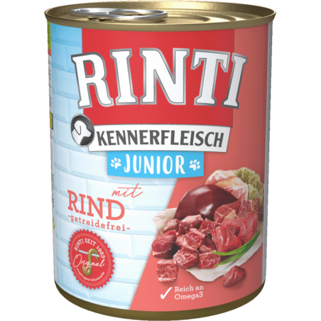RINTI ΚΟΝΣ.ΣΚΥΛ.JUNIOR ΒΟΔΙΝΟ 800GR