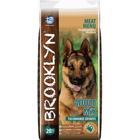 BROOKLYN  DOG ADULT MIX 20K