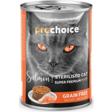 PROCHOICE CAT STERILISED SALMON 400GR