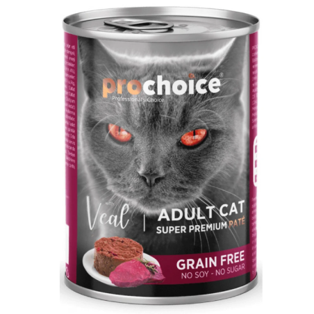 PROCHOICE CAT ADULT VEAL 400GR