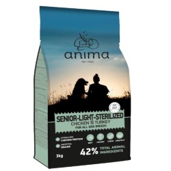 ANIMA DOG SENIOR-LIGHT-STER. KOT.-ΓΑΛΟΠ.