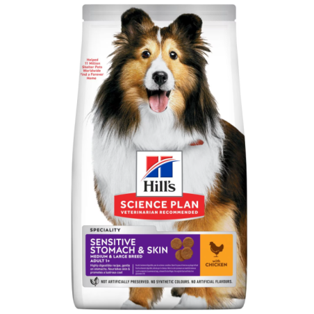 HILL'S CANINE ADULT SENSITIVE STOMACH-SKIN