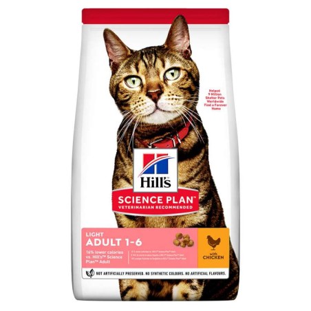 HILL'S FELINE ADULT LIGHT CHICKEN 1,5Κ