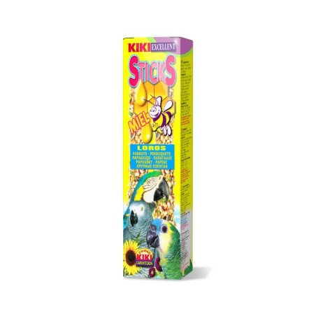 KIKI STICKS ΜΕ ΜΕΛΙ ΓΙΑ ΠΑΠΑΓΑΛΟΥΣ 2ΤΕΜ 150GR