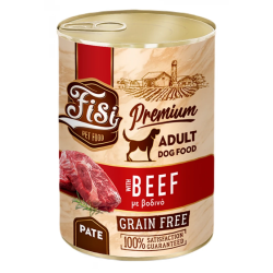 FISI DOG ADULT GRAIN FREE ΠΑΤΕ ΒΟΔΙΝΟ 400GR