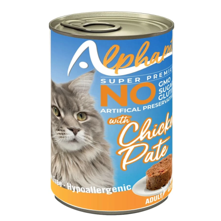 ALPHAPET CAT ADULT ΠΑΤΕ ΚΟΤΟΠΟΥΛΟ 400GR