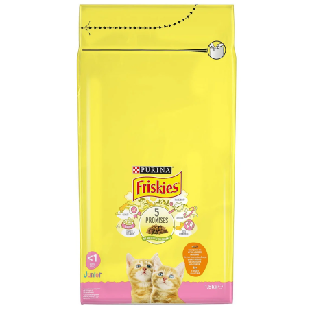 FRISKIES ΞΗΡΗ ΓΑΤΑΣ JUNIOR ΚΟΤΟΠ.ΓΑΛΑ