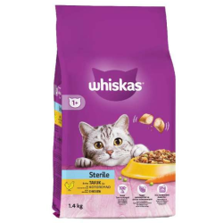 WHISKAS DRY STERILIZED...