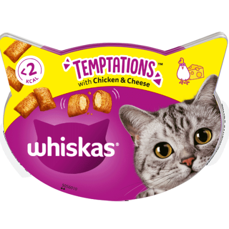 WHISKAS TEMPTATION ΚΟΤΟΠΟΥΛΟ ΤΥΡΙ 60GR