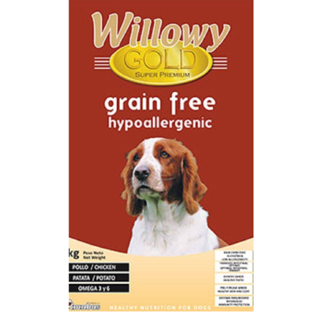 WILLOWY DOG GOLD GRAIN FREE HYPOALLERGENIC