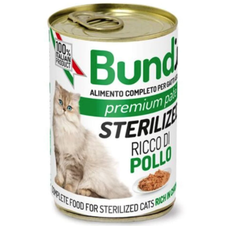 BUNDY ΚΟΝΣ.ΓΑΤΑΣ ΚΟΤΟΠΟΥΛΟ STERILIZED 400GR