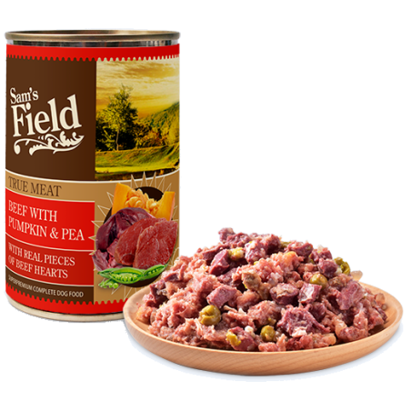 SAM'S FIELD DOG TRUE MEAT BEEF-PUMPKIN-PEA 400GR