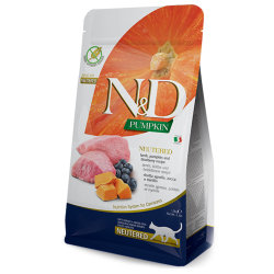 N&D CAT NEUTERED PUMPKIN LAMB BLLUEBERRY 1,5K