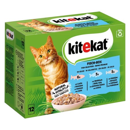 KITEKAT ΦΑΚΕΛΑΚΙ ΣΟΛ.ΜΠΑΚ.ΨΑΡΙΑ 12X85GR