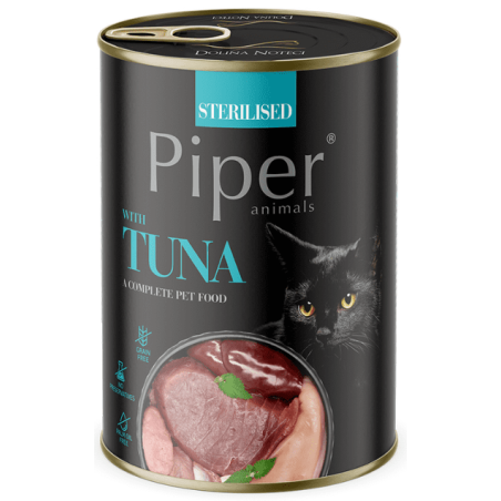 PIPER ΚΟΝΣ.ΓΑΤΑΣ STERILIZED ΤΟΝΟΣ 400GR