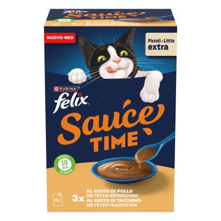 FELIX SAUSE TIME ΦΑΚΕΛΑΚΙ CHICHEN TURKEY 6Χ40g