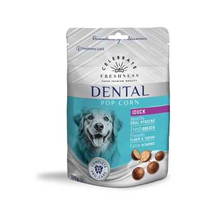 CELEBRATE DENTAL POP CORN DUCK 100GR