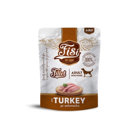 FISI DOG ADULT ΦΑΚ. FILLET ΓΑΛΟΠΟΥΛΑ ΣΕ ΖΕΛΕ 500GR
