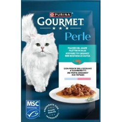 GOURMET PERLE ΦΑΚΕΛΑΚΙ ΨΑΡΙΑ ΩΚΕΑΝ-ΓΑΡΙΔΕΣ 85GR