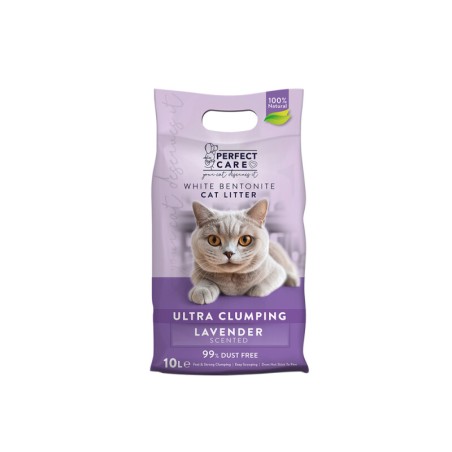 PERFECT CARE ΑΜΜΟΣ CAT LITTER LAVENDER 10L