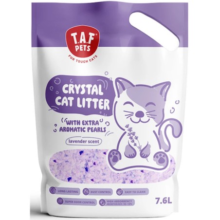 TAF CAT LITTER SILICA LAVENDER 7.6L